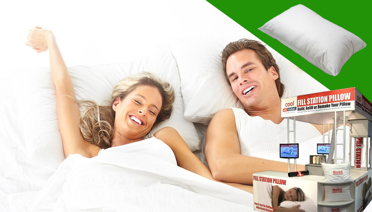 Build a Queen Poly Foam Pillow Fill Station® Pillow Kiosk