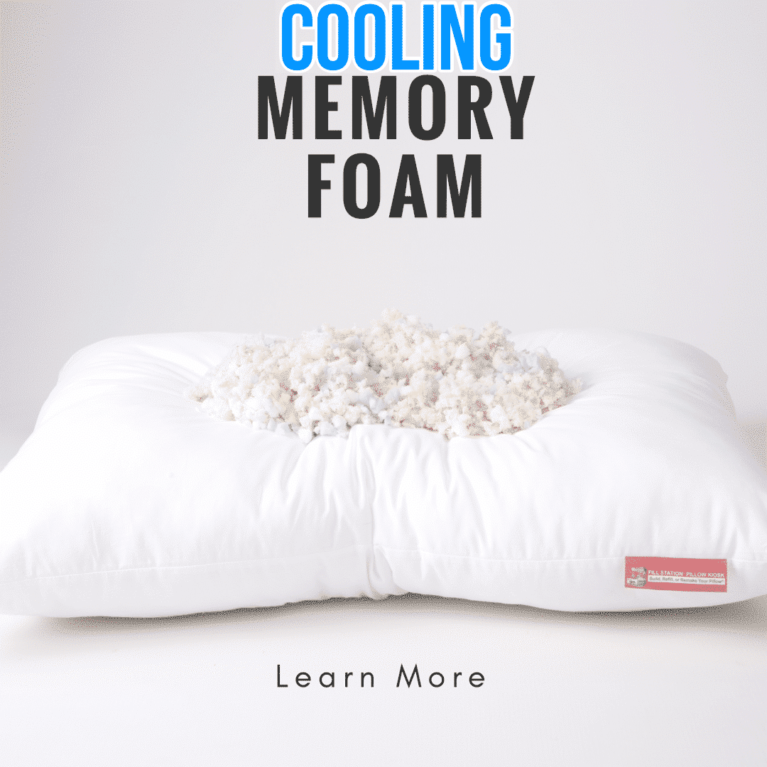 Chill) Shredded Memory Foam - Fill Station® Pillow Kiosk